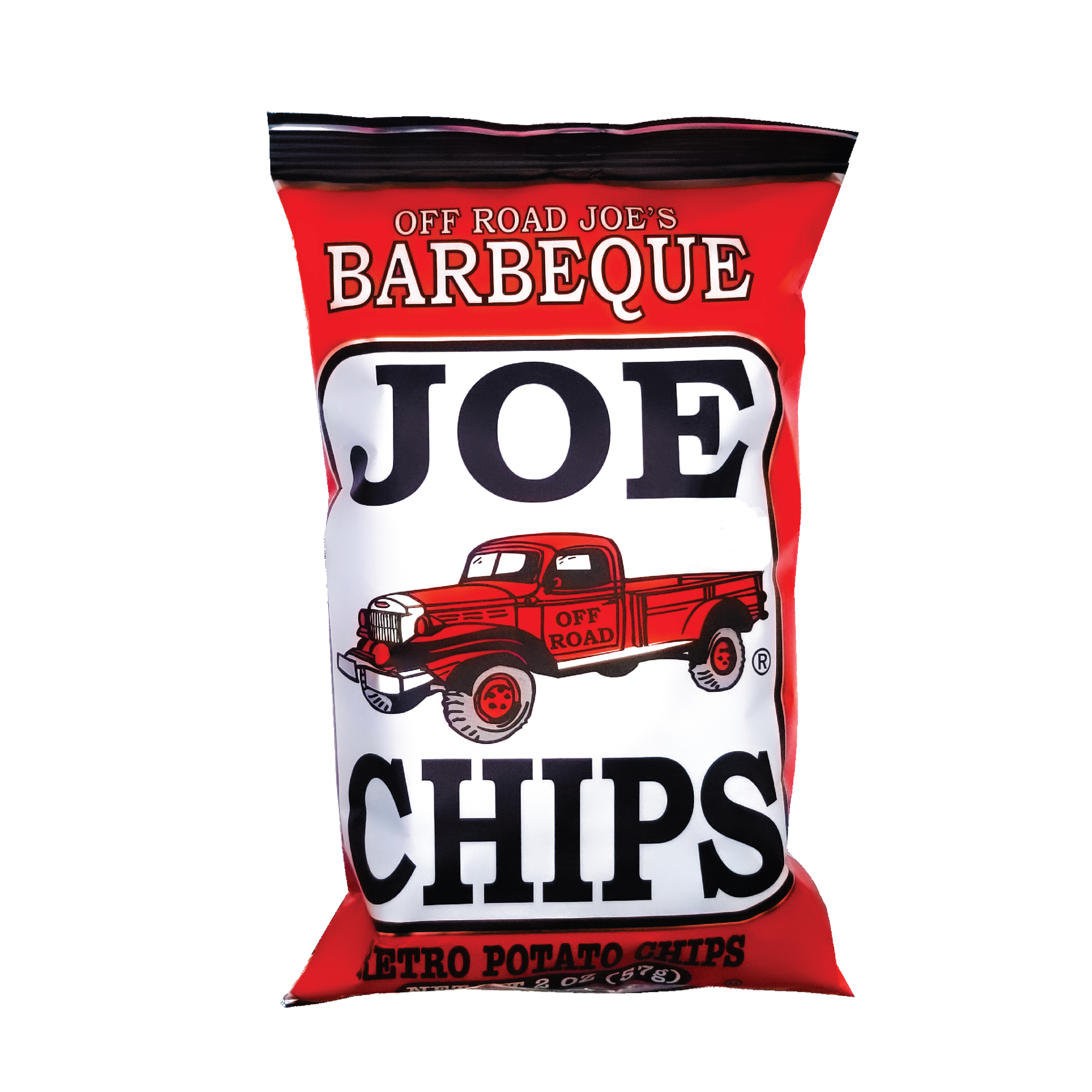 barbecue chips 2 oz and 5 oz joe chips
